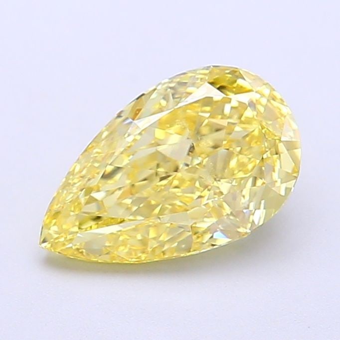 Loose Diamond - PEAR 1.59ct Fancy Intense Yellow VVS2: Loose Diamond - PEAR 1.59ct Fancy Intense Yellow VVS2 Source: This is a real non-mined Diamond that has been grown in a lab Shape: PEAR Carats: 1.59 Color: Fancy Intense Yellow Certification: IGI Vide