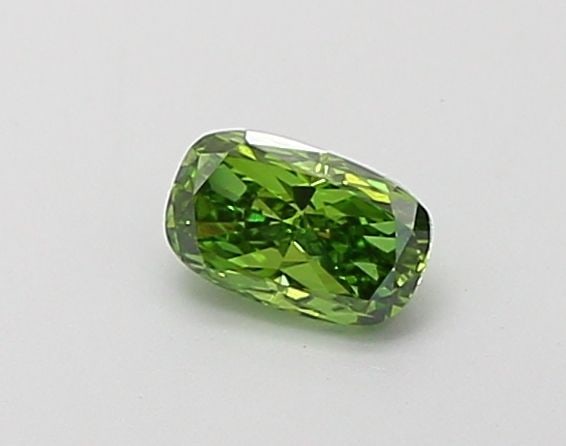 Loose Diamond - CUSHION BRILLIANT 0.31ct Fancy Vivid Green VS1 (1 of 1)
