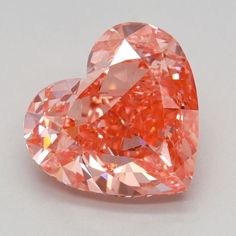 Loose Diamond - HEART 1.55ct Fancy Vivid Pink VS2: Loose Diamond - HEART 1.55ct Fancy Vivid Pink VS2 Source: This is a real non-mined Diamond that has been grown in a lab Shape: HEART Carats: 1.55 Color: Fancy Vivid Pink Certification: IGI Video: