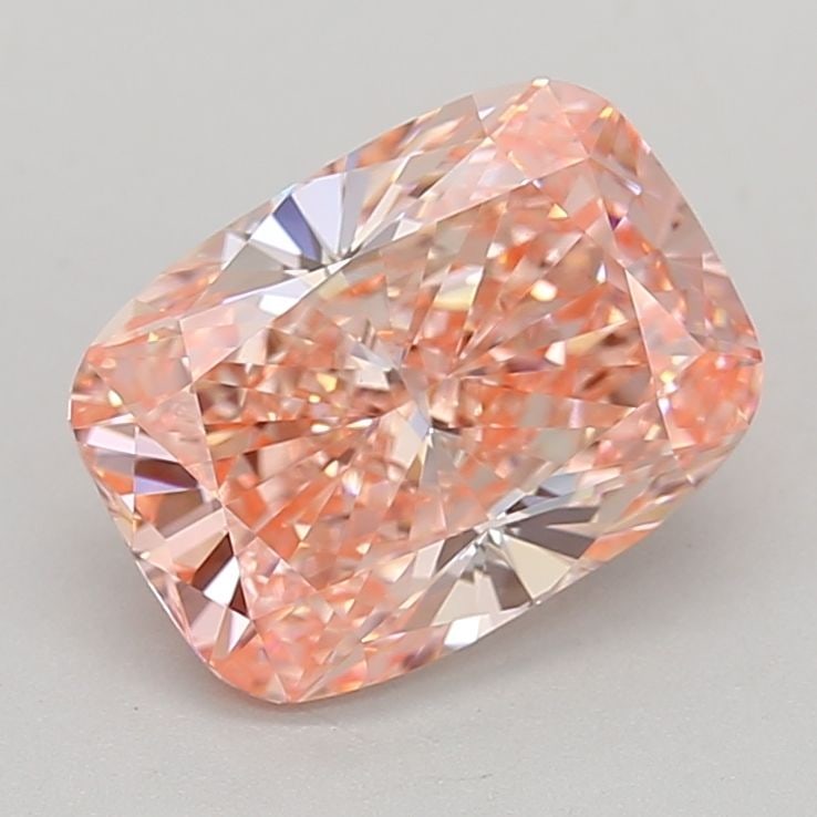 Loose Diamond - CUSHION BRILLIANT 2.5ct Fancy Vivid Pink VVS1: Loose Diamond - CUSHION BRILLIANT 2.5ct Fancy Vivid Pink VVS1 Source: This is a real non-mined Diamond that has been grown in a lab Shape: CUSHION BRILLIANT Carats: 2.5 Color: Fancy Vivid Pink Certifi