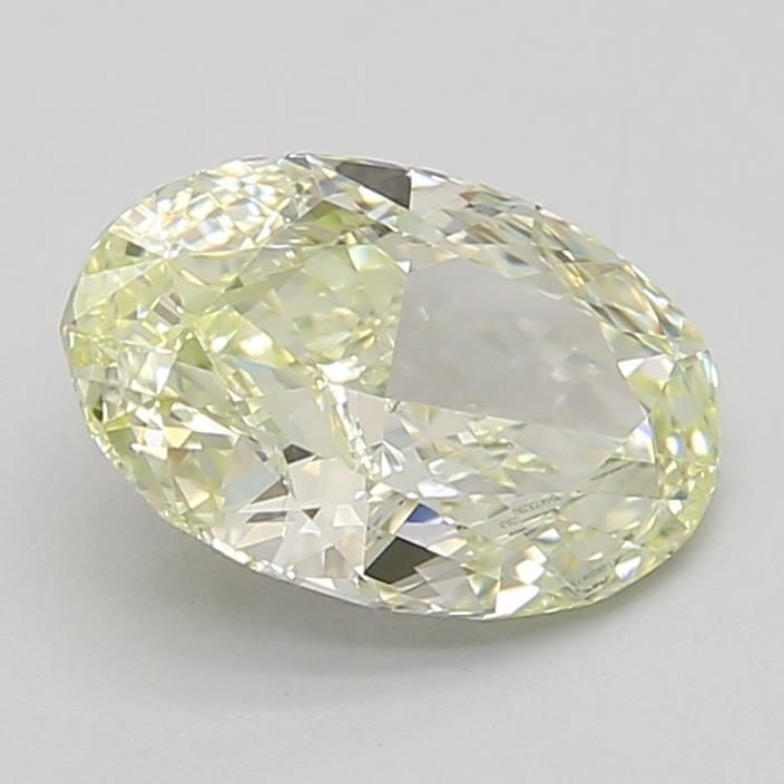 Loose Diamond - OVAL 1.72ct Fancy Light Greenish Yellow VS1: Loose Diamond - OVAL 1.72ct Fancy Light Greenish Yellow VS1 Source: This is a real non-mined Diamond that has been grown in a lab Shape: OVAL Carats: 1.72 Color: Fancy Light Greenish Yellow Certificat