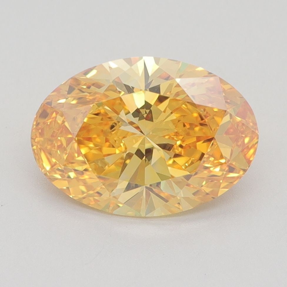 Loose Diamond - OVAL 2.07ct Fancy Vivid Yellow VVS2: Loose Diamond - OVAL 2.07ct Fancy Vivid Yellow VVS2 Source: This is a real non-mined Diamond that has been grown in a lab Shape: OVAL Carats: 2.07 Color: Fancy Vivid Yellow Certification: IGI Video: