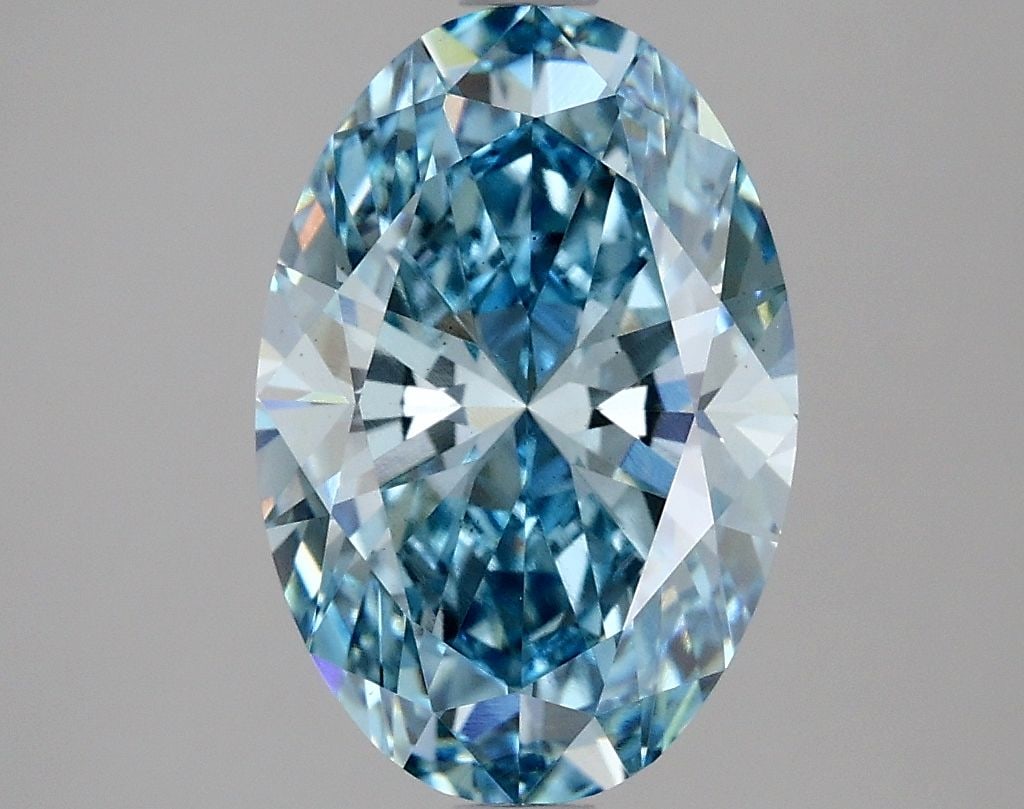 Loose Diamond - OVAL 3.1ct Fancy Vivid Blue VS1: Loose Diamond - OVAL 3.1ct Fancy Vivid Blue VS1 Source: This is a real non-mined Diamond that has been grown in a lab Shape: OVAL Carats: 3.1 Color: Fancy Vivid Blue Certification: IGI Video: