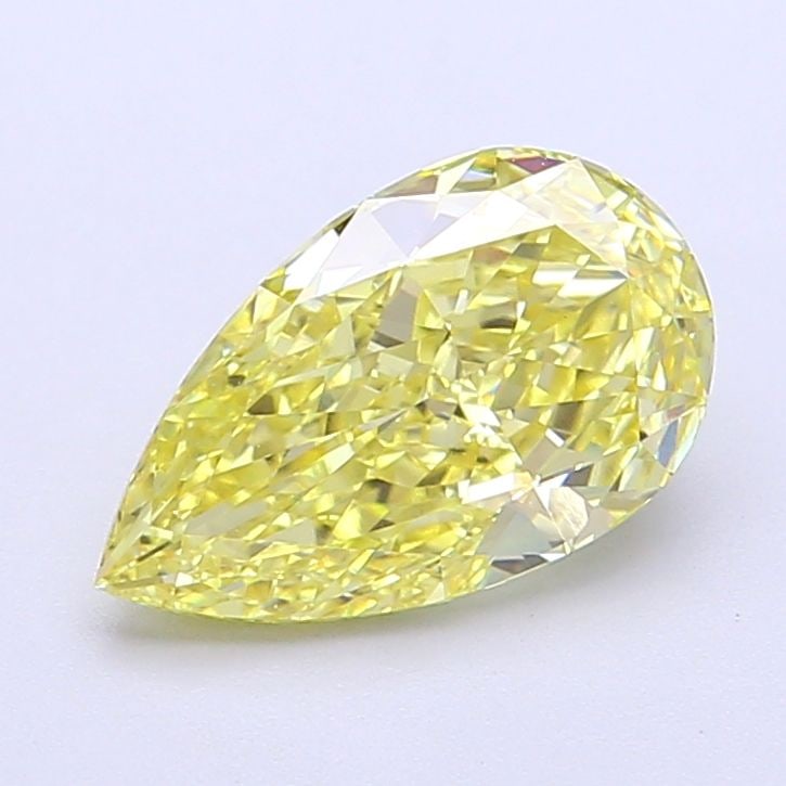 Loose Diamond - PEAR 1.84ct Fancy Intense Yellow VVS2: Loose Diamond - PEAR 1.84ct Fancy Intense Yellow VVS2 Source: This is a real non-mined Diamond that has been grown in a lab Shape: PEAR Carats: 1.84 Color: Fancy Intense Yellow Certification: IGI Vide