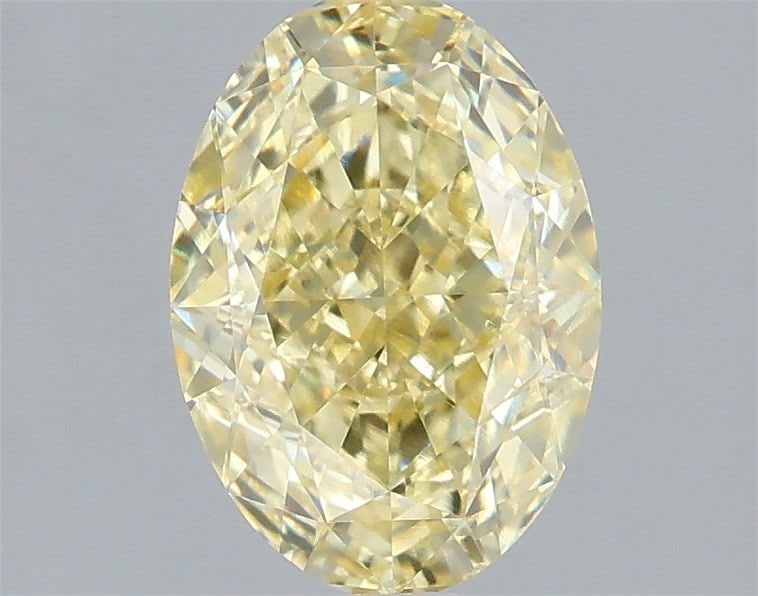 Loose Diamond - OVAL 1.53ct Fancy Intense Yellow VVS2: Loose Diamond - OVAL 1.53ct Fancy Intense Yellow VVS2 Source: This is a real non-mined Diamond that has been grown in a lab Shape: OVAL Carats: 1.53 Color: Fancy Intense Yellow Certification: IGI Vide