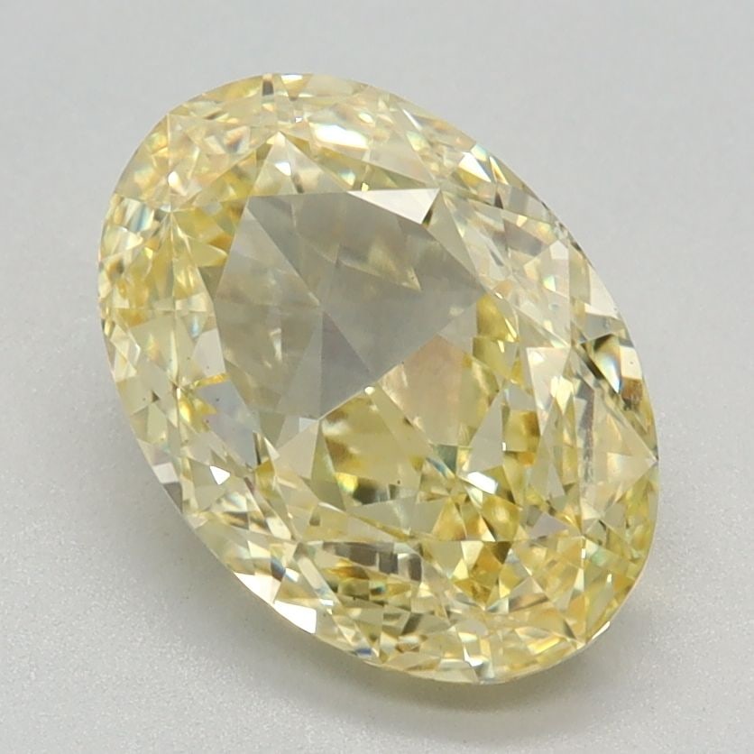 Loose Diamond - OVAL 2.14ct Fancy Intense Yellow VS1: Loose Diamond - OVAL 2.14ct Fancy Intense Yellow VS1 Source: This is a real non-mined Diamond that has been grown in a lab Shape: OVAL Carats: 2.14 Color: Fancy Intense Yellow Certification: IGI Video