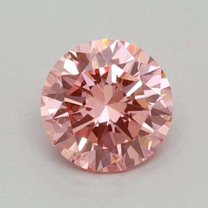 Loose Diamond - ROUND 0.4ct Fancy Vivid Pink VVS2 (1 of 1)