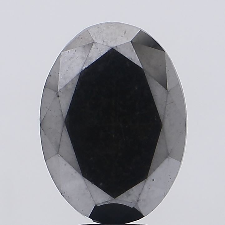 Loose Diamond - OVAL 12.92ct Fancy Deep Black VS1 (1 of 1)