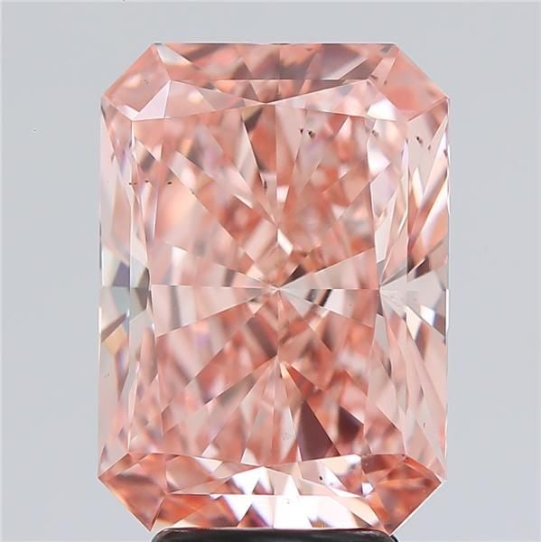 Loose Diamond - RADIANT 5.01ct Fancy Vivid Pink VS2: Loose Diamond - RADIANT 5.01ct Fancy Vivid Pink VS2 Source: This is a real non-mined Diamond that has been grown in a lab Shape: RADIANT Carats: 5.01 Color: Fancy Vivid Pink Certification: IGI Video: