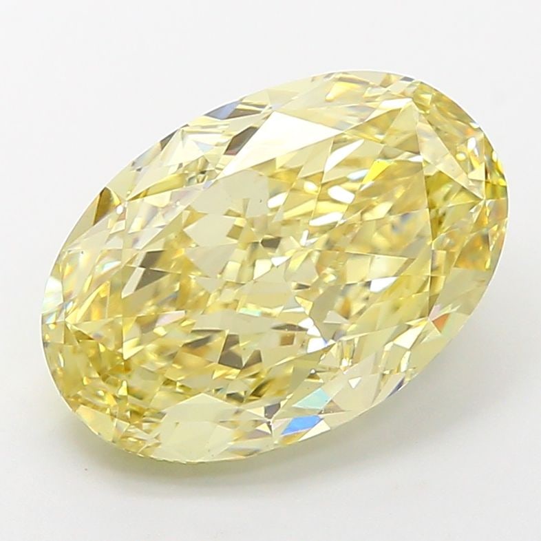 Loose Diamond - OVAL 5.72ct Fancy Intense Yellow VS1: Loose Diamond - OVAL 5.72ct Fancy Intense Yellow VS1 Source: This is a real non-mined Diamond that has been grown in a lab Shape: OVAL Carats: 5.72 Color: Fancy Intense Yellow Certification: IGI Video