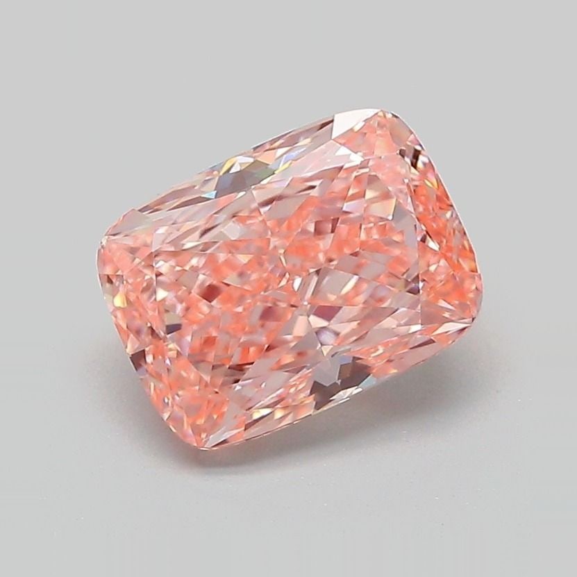 Loose Diamond - CUSHION MODIFIED 2.21ct Fancy Vivid Pink VVS2: Loose Diamond - CUSHION MODIFIED 2.21ct Fancy Vivid Pink VVS2 Source: This is a real non-mined Diamond that has been grown in a lab Shape: CUSHION MODIFIED Carats: 2.21 Color: Fancy Vivid Pink Certifi