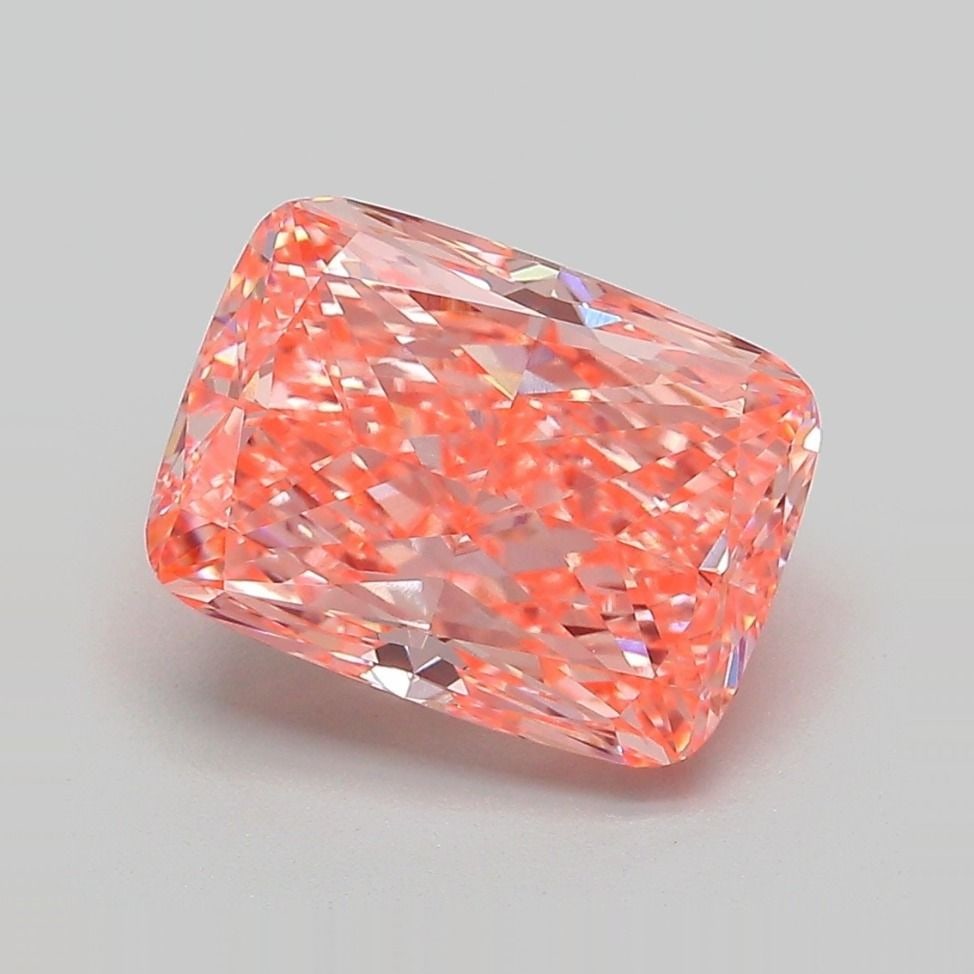 Loose Diamond - CUSHION MODIFIED 3.61ct Fancy Vivid Pink VVS2: Loose Diamond - CUSHION MODIFIED 3.61ct Fancy Vivid Pink VVS2 Source: This is a real non-mined Diamond that has been grown in a lab Shape: CUSHION MODIFIED Carats: 3.61 Color: Fancy Vivid Pink