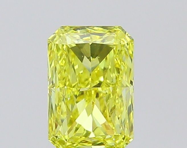 Loose Diamond - RADIANT 1.06ct Fancy Intense Yellow VS1: Loose Diamond - RADIANT 1.06ct Fancy Intense Yellow VS1 Source: This is a real non-mined Diamond that has been grown in a lab Shape: RADIANT Carats: 1.06 Color: Fancy Intense Yellow Certification: