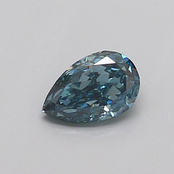 Loose Diamond - PEAR 0.31ct Fancy Vivid Green Blue VVS1: Loose Diamond - PEAR 0.31ct Fancy Vivid Green Blue VVS1 Source: This is a real non-mined Diamond that has been grown in a lab Shape: PEAR Carats: 0.31 Color: Fancy Vivid Green Blue Certification: IGI