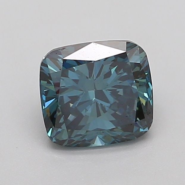 Loose Diamond - CUSHION MODIFIED 1.51ct Fancy Deep Green Blue VS1: Loose Diamond - CUSHION MODIFIED 1.51ct Fancy Deep Green Blue VS1 Source: This is a real non-mined Diamond that has been grown in a lab Shape: CUSHION MODIFIED Carats: 1.51 Color: Fancy Deep Green Blu