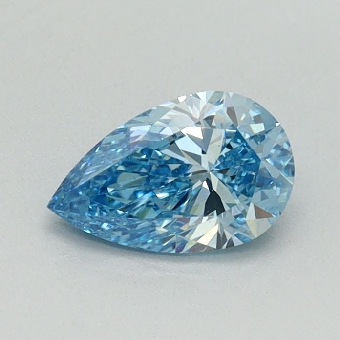Loose Diamond - PEAR 0.52ct Fancy Blue VS2: Loose Diamond - PEAR 0.52ct Fancy Blue VS2 Source: This is a real non-mined Diamond that has been grown in a lab Shape: PEAR Carats: 0.52 Color: Fancy Blue Certification: NONE Video: