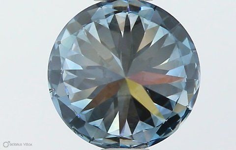 Loose Diamond - ROUND 0.92ct Fancy Intense Blue SI1 (1 of 1)