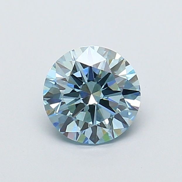 Ideal Loose Diamond - ROUND 1.0ct Fancy Intense Blue VVS2 (1 of 1)