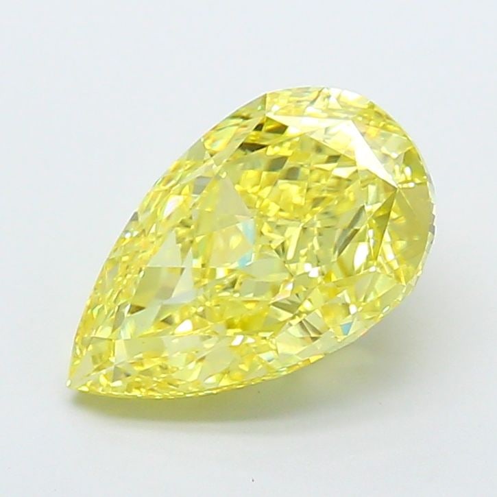 Loose Diamond - PEAR 4.01ct Fancy Vivid Yellow VVS2: Loose Diamond - PEAR 4.01ct Fancy Vivid Yellow VVS2 Source: This is a real non-mined Diamond that has been grown in a lab Shape: PEAR Carats: 4.01 Color: Fancy Vivid Yellow Certification: IGI Video: