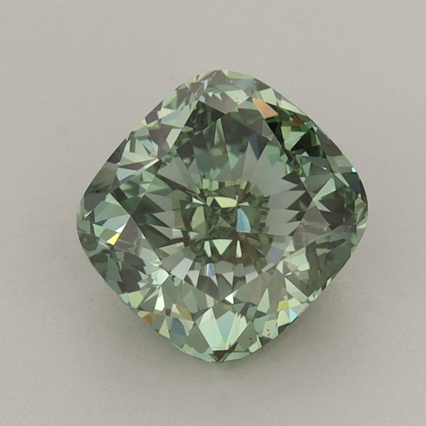 Loose Diamond - CUSHION MODIFIED 1.83ct Fancy Vivid Green VS2: Loose Diamond - CUSHION MODIFIED 1.83ct Fancy Vivid Green VS2 Source: This is a real non-mined Diamond that has been grown in a lab Shape: CUSHION MODIFIED Carats: 1.83 Color: Fancy Vivid Green