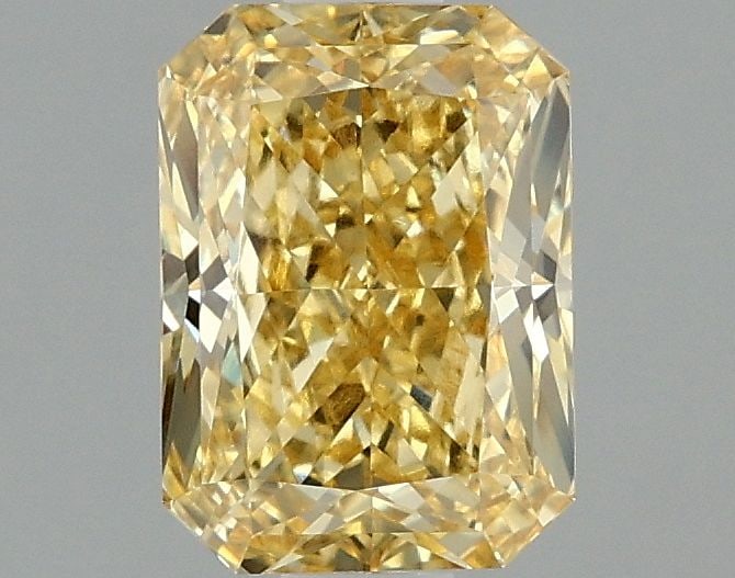 Loose Diamond - RADIANT 1.59ct Fancy Vivid Yellow VVS2: Loose Diamond - RADIANT 1.59ct Fancy Vivid Yellow VVS2 Source: This is a real non-mined Diamond that has been grown in a lab Shape: RADIANT Carats: 1.59 Color: Fancy Vivid Yellow Certification: IGI Vi