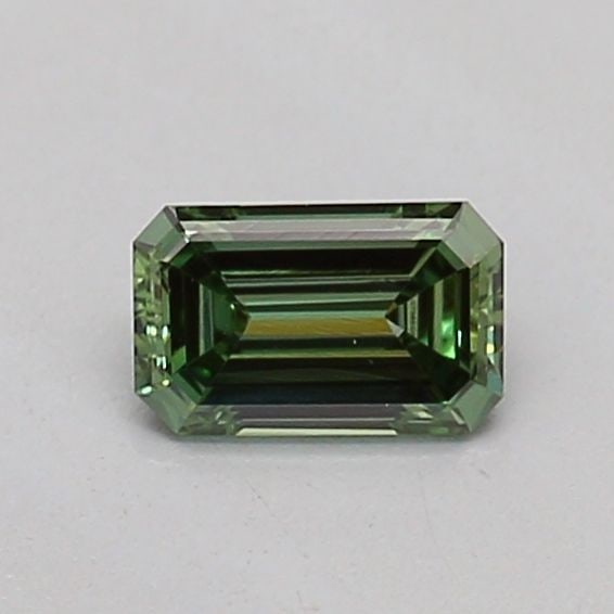 Loose Diamond - EMERALD 0.2ct Fancy Vivid Green VS1 (1 of 1)