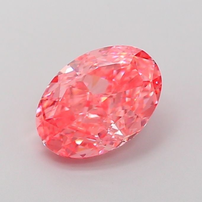 Loose Diamond - OVAL 1.54ct Fancy Vivid Pink VVS2: Loose Diamond - OVAL 1.54ct Fancy Vivid Pink VVS2 Source: This is a real non-mined Diamond that has been grown in a lab Shape: OVAL Carats: 1.54 Color: Fancy Vivid Pink Certification: IGI Video: