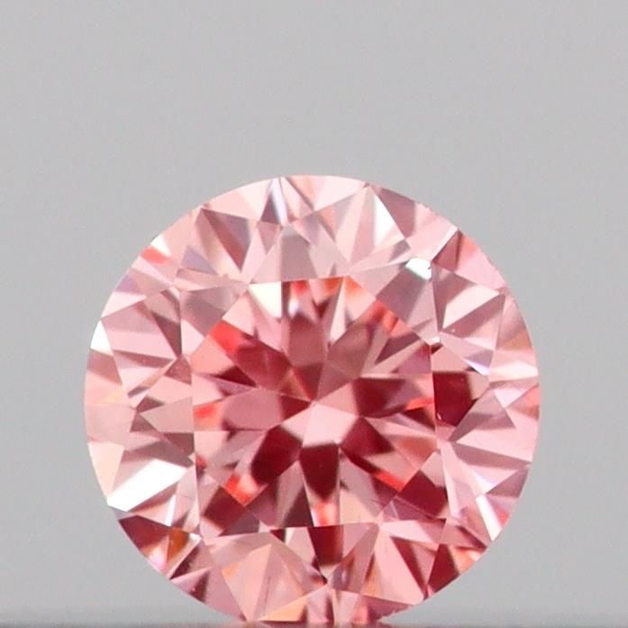 Loose Diamond - ROUND 0.09ct Fancy Intense Pink VS2: Loose Diamond - ROUND 0.09ct Fancy Intense Pink VS2 Source: This is a real non-mined Diamond that has been grown in a lab Shape: ROUND Carats: 0.09 Color: Fancy Intense Pink Certification: IGI Video: