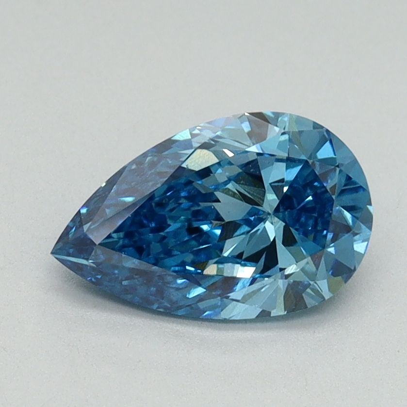 Loose Diamond - PEAR 1.06ct Fancy Vivid Blue VS2: Loose Diamond - PEAR 1.06ct Fancy Vivid Blue VS2 Source: This is a real non-mined Diamond that has been grown in a lab Shape: PEAR Carats: 1.06 Color: Fancy Vivid Blue Certification: IGI Video: