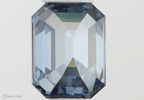 Loose Diamond - EMERALD 0.64ct Fancy Vivid Blue IF (1 of 1)