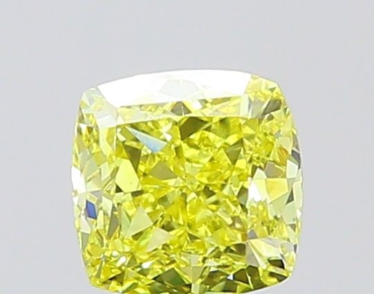 Loose Diamond - CUSHION MODIFIED 1.5ct Fancy Intense Yellow VVS2: Loose Diamond - CUSHION MODIFIED 1.5ct Fancy Intense Yellow VVS2 Source: This is a real non-mined Diamond that has been grown in a lab Shape: CUSHION MODIFIED Carats: 1.5 Color: Fancy Intense Yellow C