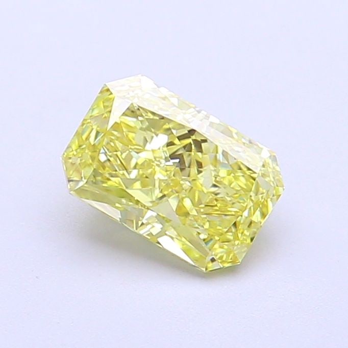 Loose Diamond - RADIANT 1.0ct Fancy Intense Yellow VS2: Loose Diamond - RADIANT 1.0ct Fancy Intense Yellow VS2 Source: This is a real non-mined Diamond that has been grown in a lab Shape: RADIANT Carats: 1.0 Color: Fancy Intense Yellow Certification: IGI V