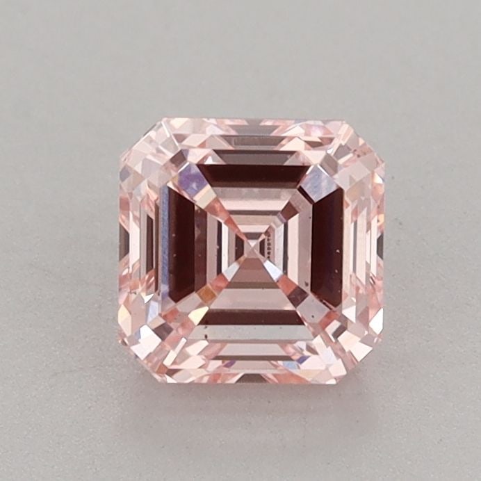 Loose Diamond - SQUARE EMERALD 1.01ct Fancy Pink VS2: Loose Diamond - SQUARE EMERALD 1.01ct Fancy Pink VS2 Source: This is a real non-mined Diamond that has been grown in a lab Shape: SQUARE EMERALD Carats: 1.01 Color: Fancy Pink Certification: IGI Video