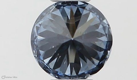 Loose Diamond - ROUND 0.3ct Fancy Vivid Blue VS2 (1 of 1)