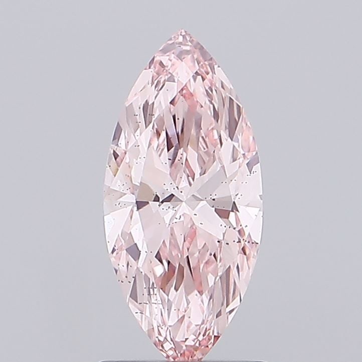 Loose Diamond - MARQUISE 1.08ct Fancy Intense Pink SI1: Loose Diamond - MARQUISE 1.08ct Fancy Intense Pink SI1 Source: This is a real non-mined Diamond that has been grown in a lab Shape: MARQUISE Carats: 1.08 Color: Fancy Intense Pink Certification: IGI