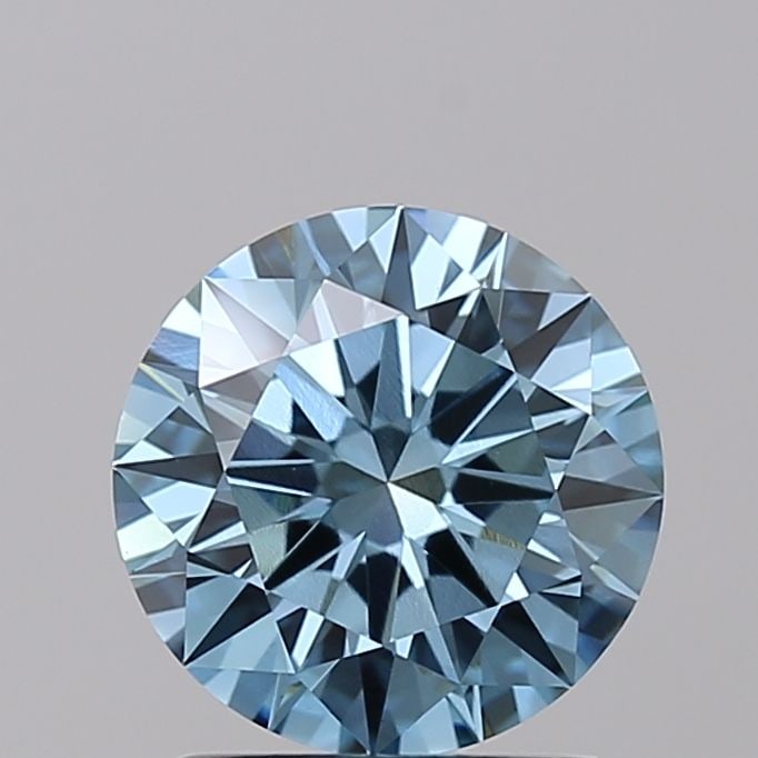 Loose Diamond - ROUND 1.64ct Fancy Blue VS1: Loose Diamond - ROUND 1.64ct Fancy Blue VS1 Source: This is a real non-mined Diamond that has been grown in a lab Shape: ROUND Carats: 1.64 Color: Fancy Blue Certification: NONE Video: Video Link 