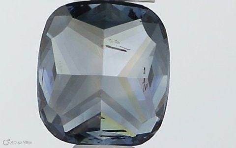 Loose Diamond - CUSHION MODIFIED 0.51ct Fancy Vivid Blue SI2 (1 of 1)