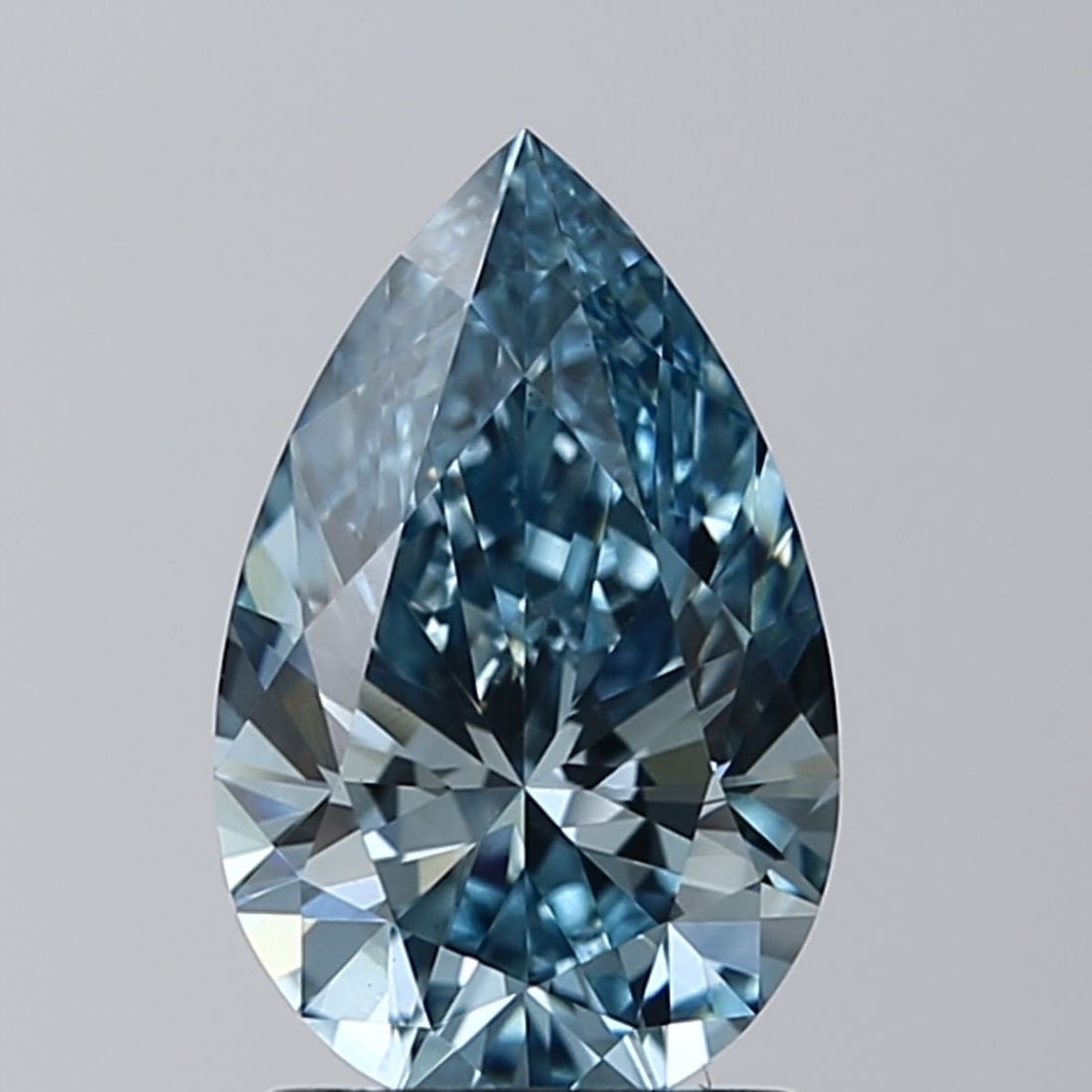 Loose Diamond - PEAR 1.5ct Fancy Vivid Blue VS1: Loose Diamond - PEAR 1.5ct Fancy Vivid Blue VS1 Source: This is a real non-mined Diamond that has been grown in a lab Shape: PEAR Carats: 1.5 Color: Fancy Vivid Blue Certification: IGI Video: