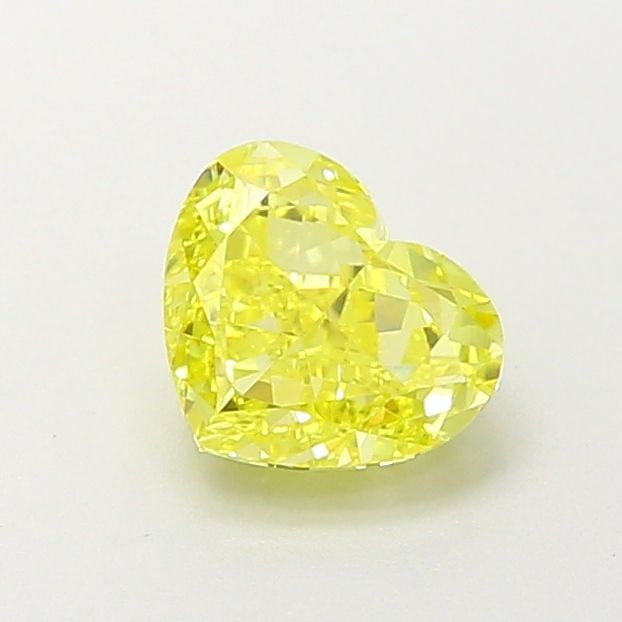 Loose Diamond - HEART 0.86ct Fancy Intense Yellow VVS2: Loose Diamond - HEART 0.86ct Fancy Intense Yellow VVS2 Source: This is a real non-mined Diamond that has been grown in a lab Shape: HEART Carats: 0.86 Color: Fancy Intense Yellow Certification: IGI Vi