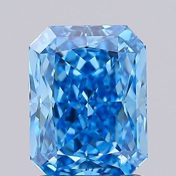 Loose Diamond - RADIANT 1.31ct Fancy Vivid Blue VVS2: Loose Diamond - RADIANT 1.31ct Fancy Vivid Blue VVS2 Source: This is a real non-mined Diamond that has been grown in a lab Shape: RADIANT Carats: 1.31 Color: Fancy Vivid Blue Certification: NONE Video