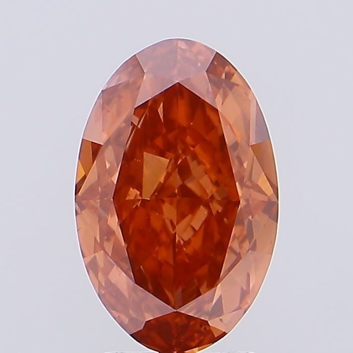Loose Diamond - OVAL 3.1ct Fancy Vivid Red VS1 (1 of 1)