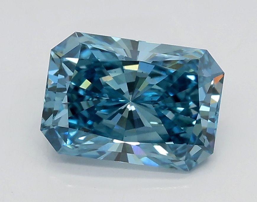Loose Diamond - RADIANT 1.5ct Fancy Vivid Blue VS2 (1 of 1)