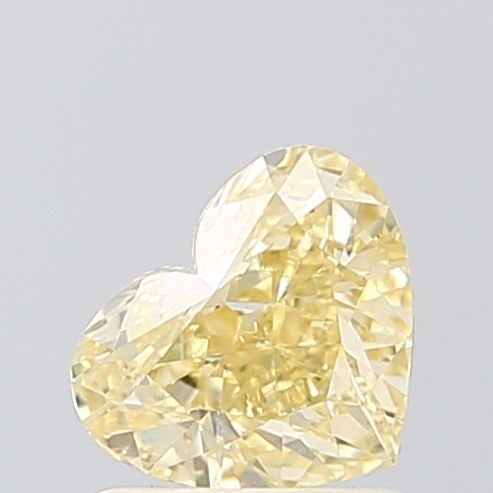Loose Diamond - HEART 1.0ct Yellow VS1: Loose Diamond - HEART 1.0ct Yellow VS1 Source: This is a real non-mined Diamond that has been grown in a lab Shape: HEART Carats: 1.0 Color: Yellow Certification: NONE Video: