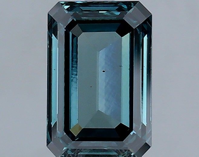 Loose Diamond - EMERALD 1.28ct Fancy Deep Blueish Green VS2: Loose Diamond - EMERALD 1.28ct Fancy Deep Blueish Green VS2 Source: This is a real non-mined Diamond that has been grown in a lab Shape: EMERALD Carats: 1.28 Color: Fancy Deep Blueish Green Certificat