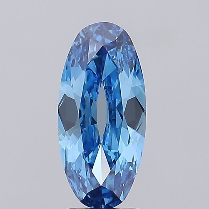 Loose Diamond - OVAL 2.13ct Fancy Vivid Blue VS1: Loose Diamond - OVAL 2.13ct Fancy Vivid Blue VS1 Source: This is a real non-mined Diamond that has been grown in a lab Shape: OVAL Carats: 2.13 Color: Fancy Vivid Blue Certification: IGI Video: