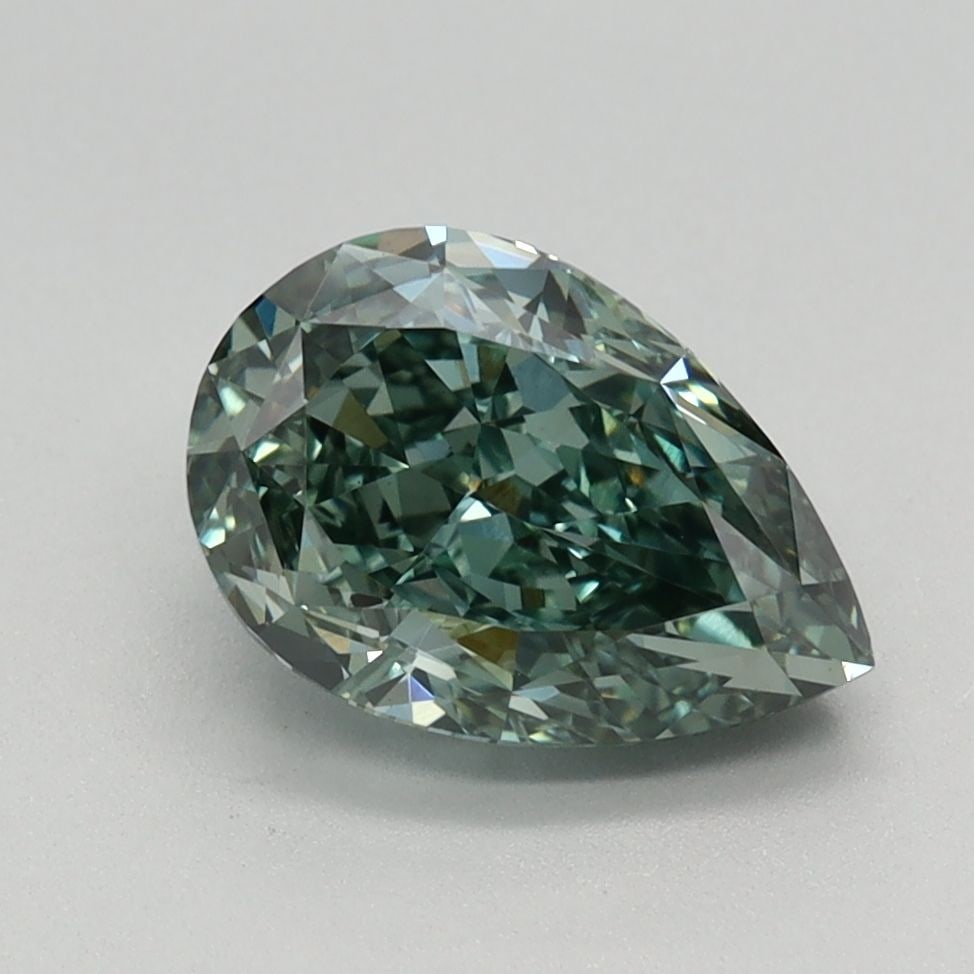 Loose Diamond - PEAR 1.51ct Fancy Vivid Green VS1 (1 of 1)