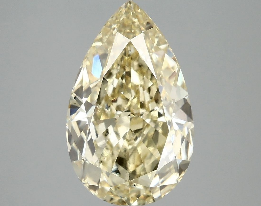 Loose Diamond - PEAR 4.06ct Fancy Intense Yellow VS2: Loose Diamond - PEAR 4.06ct Fancy Intense Yellow VS2 Source: This is a real non-mined Diamond that has been grown in a lab Shape: PEAR Carats: 4.06 Color: Fancy Intense Yellow Certification: IGI Video