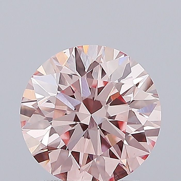 Loose Diamond - ROUND 2.08ct Fancy Intense Pink VS1: Loose Diamond - ROUND 2.08ct Fancy Intense Pink VS1 Source: This is a real non-mined Diamond that has been grown in a lab Shape: ROUND Carats: 2.08 Color: Fancy Intense Pink Certification: IGI Video: