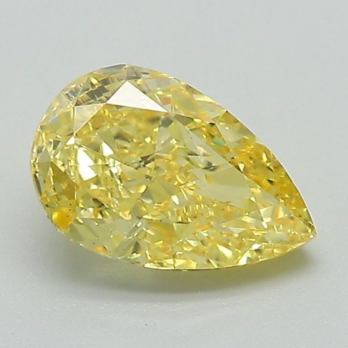 Loose Diamond - PEAR 1.27ct Fancy Vivid Yellow VS1: Loose Diamond - PEAR 1.27ct Fancy Vivid Yellow VS1 Source: This is a real non-mined Diamond that has been grown in a lab Shape: PEAR Carats: 1.27 Color: Fancy Vivid Yellow Certification: IGI Video: