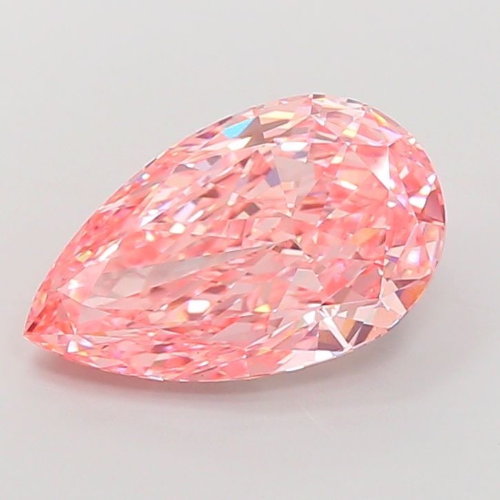 Loose Diamond - PEAR 6.55ct Fancy Vivid Pink VS1: Loose Diamond - PEAR 6.55ct Fancy Vivid Pink VS1 Source: This is a real non-mined Diamond that has been grown in a lab Shape: PEAR Carats: 6.55 Color: Fancy Vivid Pink Certification: IGI Video: